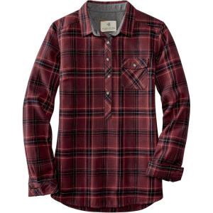 image:imageLegendary Whitetails Womens Firelight Popover Flannel TunicAutumn Maple Plaid