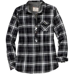 image:imageLegendary Whitetails Womens Firelight Popover Flannel TunicMoonshine Plaid