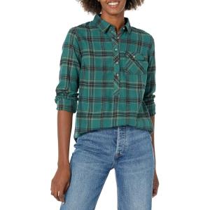 image:imageLegendary Whitetails Womens Firelight Popover Flannel TunicPine Ridge Plaid
