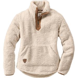 image:imageLegendary Whitetails Womens Fuzzy Hide Fleece Pullover 14 ZipWinter Heather