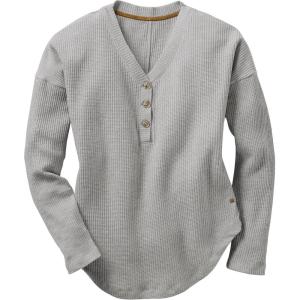 image:imageLegendary Whitetails Womens Solstice Henley TunicGranite Heather