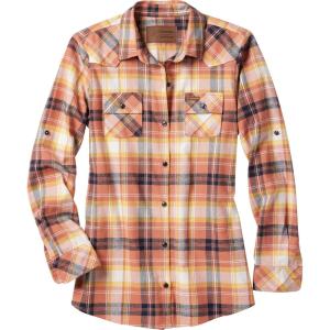 image:imageLegendary Whitetails Womens Stockyards Plaid Flannel ShirtBlossom Plaid