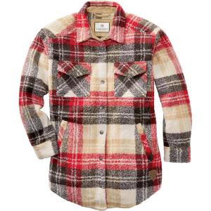 image:imageLegendary Whitetails Womens Treasure Shirt JacketCherry Wood Plaid