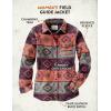 image:imageLegendary Whitetails Ladies Trail Guide Fleece Plaid Button Up ShirtCoral Print