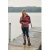 image:imageLegendary Whitetails Ladies Trail Guide Fleece Plaid Button Up ShirtCoral Print