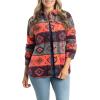 image:imageLegendary Whitetails Ladies Trail Guide Fleece Plaid Button Up ShirtCoral Print