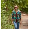 image:imageLegendary Whitetails Ladies Trail Guide Fleece Plaid Button Up ShirtDesert Bow