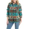 image:imageLegendary Whitetails Ladies Trail Guide Fleece Plaid Button Up ShirtDesert Bow