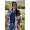 image:imageLegendary Whitetails Ladies Trail Guide Fleece Plaid Button Up ShirtLonghorn Plaid