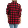 image:imageLegendary Whitetails Ladies Trail Guide Fleece Plaid Button Up ShirtShotgun Shell Red Plaid