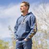 image:imageLegendary Whitetails Mens Camo Hoodie Midweight VNeck Design Pullover SweatshirtCrater Lake Blue Heather