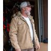 image:imageLegendary Whitetails Mens Canvas Hooded Waterresistant Heavyweight JacketKhaki