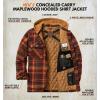 image:imageLegendary Whitetails Mens Ccw Hooded Flannel Shirt Jacket Polyfill Insulated Quilted ShacketMaplewood Plaid