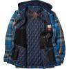 image:imageLegendary Whitetails Mens Ccw Hooded Flannel Shirt Jacket Polyfill Insulated Quilted ShacketSlate Hatchet Plaid