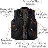 image:imageLegendary Whitetails Mens Concealed Carry CCW Canvas Two Holster VestBlack