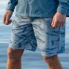 image:imageLegendary Whitetails Mens Eco Print 9 Inch Inseam BoardshortAegean Blue River