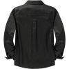 image:imageLegendary Whitetails Mens Flannel Lined Shirt Jacket Waxed Cotton Water Resistant ShacketBlack