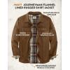 image:imageLegendary Whitetails Mens Flannel Lined Shirt Jacket Waxed Cotton Water Resistant ShacketCopper Rust