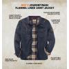 image:imageLegendary Whitetails Mens Flannel Lined Shirt Jacket Waxed Cotton Water Resistant ShacketNavy
