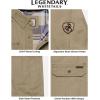 image:imageLegendary Whitetails Mens Flannel Lined Shirt Jacket Waxed Cotton Water Resistant ShacketTwig