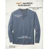 image:imageLegendary Whitetails Mens Henley Long Sleeve Casual Fit ShirtBlue Mirage