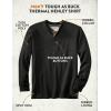 image:imageLegendary Whitetails Mens Henley Shirt Long Sleeve Heavyweight Double Thermal LayerBlack