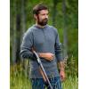 image:imageLegendary Whitetails Mens Henley Shirt Long Sleeve Heavyweight Double Thermal LayerCharcoal Heather