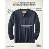 image:imageLegendary Whitetails Mens Henley Shirt Long Sleeve Heavyweight Double Thermal LayerNavy