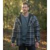 image:imageLegendary Whitetails Mens Hooded Shirt Jacket Plaid Flannel Berber Lined Polyfill Insulated ShacketBears Den Plaid
