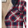 image:imageLegendary Whitetails Mens Hooded Shirt Jacket Plaid Flannel Berber Lined Polyfill Insulated ShacketNight Racer Plaid