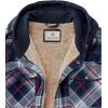 image:imageLegendary Whitetails Mens Hooded Shirt Jacket Plaid Flannel Berber Lined Polyfill Insulated ShacketNight River Plaid