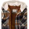 image:imageLegendary Whitetails Mens Hooded Shirt Jacket Plaid Flannel Berber Lined Polyfill Insulated ShacketPorter Plaid