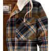image:imageLegendary Whitetails Mens Hooded Shirt Jacket Plaid Flannel Berber Lined Polyfill Insulated ShacketPorter Plaid