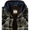 image:imageLegendary Whitetails Mens Hooded Shirt Jacket Plaid Flannel Berber Lined Polyfill Insulated ShacketUnion Plaid