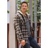 image:imageLegendary Whitetails Mens Hooded Shirt Jacket Plaid Flannel Berber Lined Polyfill Insulated ShacketUpland Blue and Brown Plaid