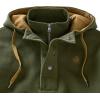 image:imageLegendary Whitetails Mens Hoodie Quarter Zip Quilted Double Layered Lined Hood SweatshirtLoden