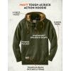 image:imageLegendary Whitetails Mens Hoodie Quarter Zip Quilted Double Layered Lined Hood SweatshirtLoden
