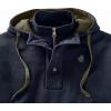 image:imageLegendary Whitetails Mens Hoodie Quarter Zip Quilted Double Layered Lined Hood SweatshirtMidnight Navy