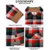 image:imageLegendary Whitetails Mens Long Sleeve Button Down 100 Cotton Flannel ShirtAlpine Mountain Plaid