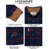 image:imageLegendary Whitetails Mens Long Sleeve Button Down 100 Cotton Flannel ShirtAmerican Treasure Plaid