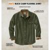image:imageLegendary Whitetails Mens Long Sleeve Button Down 100 Cotton Flannel ShirtArmy