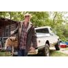 image:imageLegendary Whitetails Mens Long Sleeve Button Down 100 Cotton Flannel ShirtBarnwood Slate Plaid