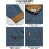 image:imageLegendary Whitetails Mens Long Sleeve Button Down 100 Cotton Flannel ShirtBering Sea Heather