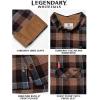 image:imageLegendary Whitetails Mens Long Sleeve Button Down 100 Cotton Flannel ShirtBiscuits and Gravy Plaid