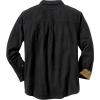 image:imageLegendary Whitetails Mens Long Sleeve Button Down 100 Cotton Flannel ShirtBlack Heather