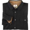 image:imageLegendary Whitetails Mens Long Sleeve Button Down 100 Cotton Flannel ShirtBlack Heather