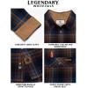 image:imageLegendary Whitetails Mens Long Sleeve Button Down 100 Cotton Flannel ShirtBrownstone Plaid