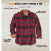 image:imageLegendary Whitetails Mens Long Sleeve Button Down 100 Cotton Flannel ShirtCabin Fever Red Plaid