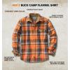 image:imageLegendary Whitetails Mens Long Sleeve Button Down 100 Cotton Flannel ShirtCanyon Plaid