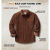 image:imageLegendary Whitetails Mens Long Sleeve Button Down 100 Cotton Flannel ShirtChestnut Heather